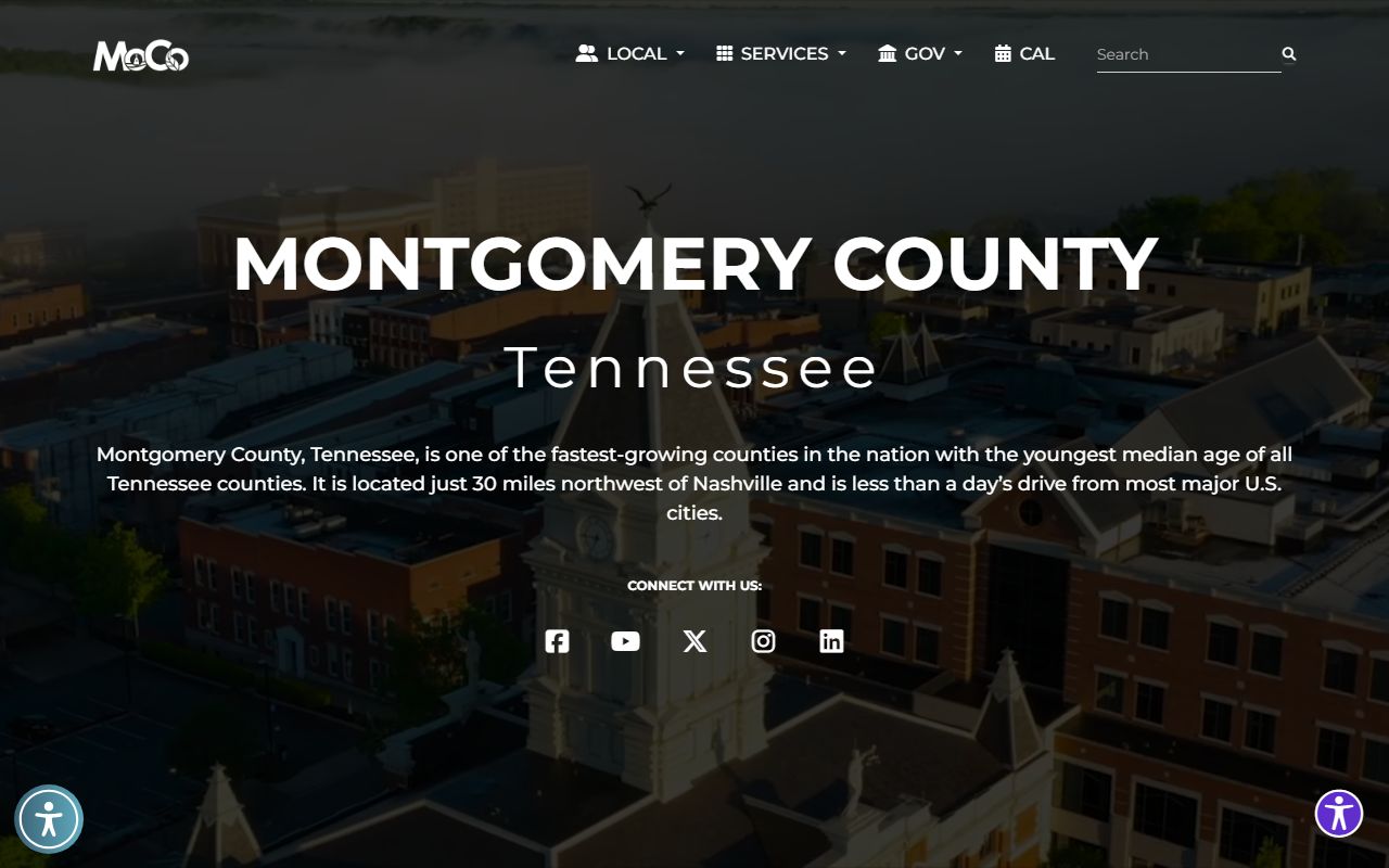 Clarksville deed records Montgomery County government