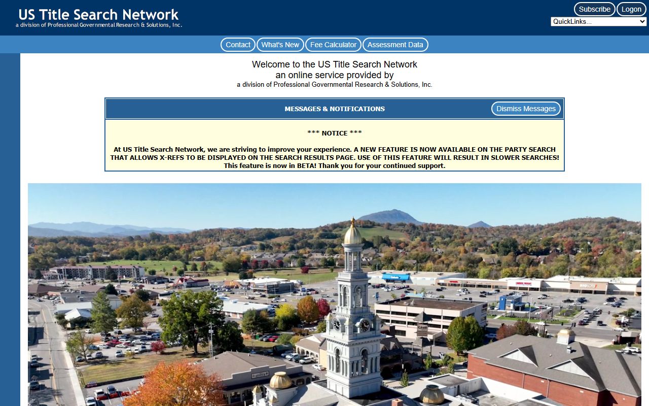 Blount County deed records US Title Search portal