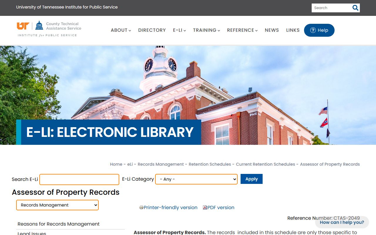 Tennessee deed records assessor property records guidance