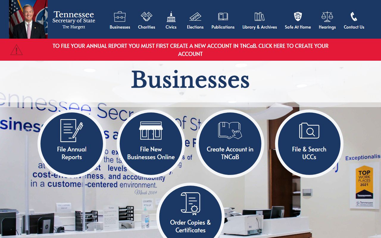 Tennessee deed records business entity search